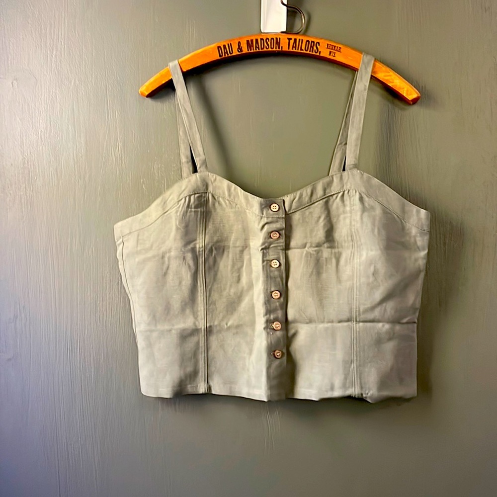 Linen Lonsdale Tank